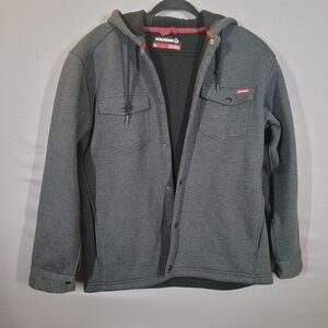 Wolverine Gray Hooded Jacket
